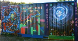 Mionchànan - Miann Mòr Full Artwork - Ariel KillicInternational Tosta Festival Shipping Container Graffiti Artwork